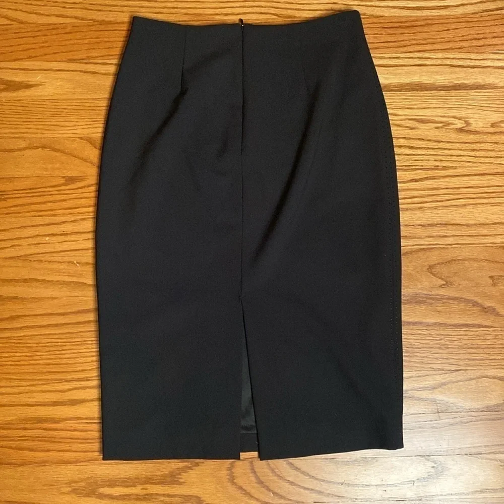 REBECCA TAYLOR BLACK pencil skirt size 2